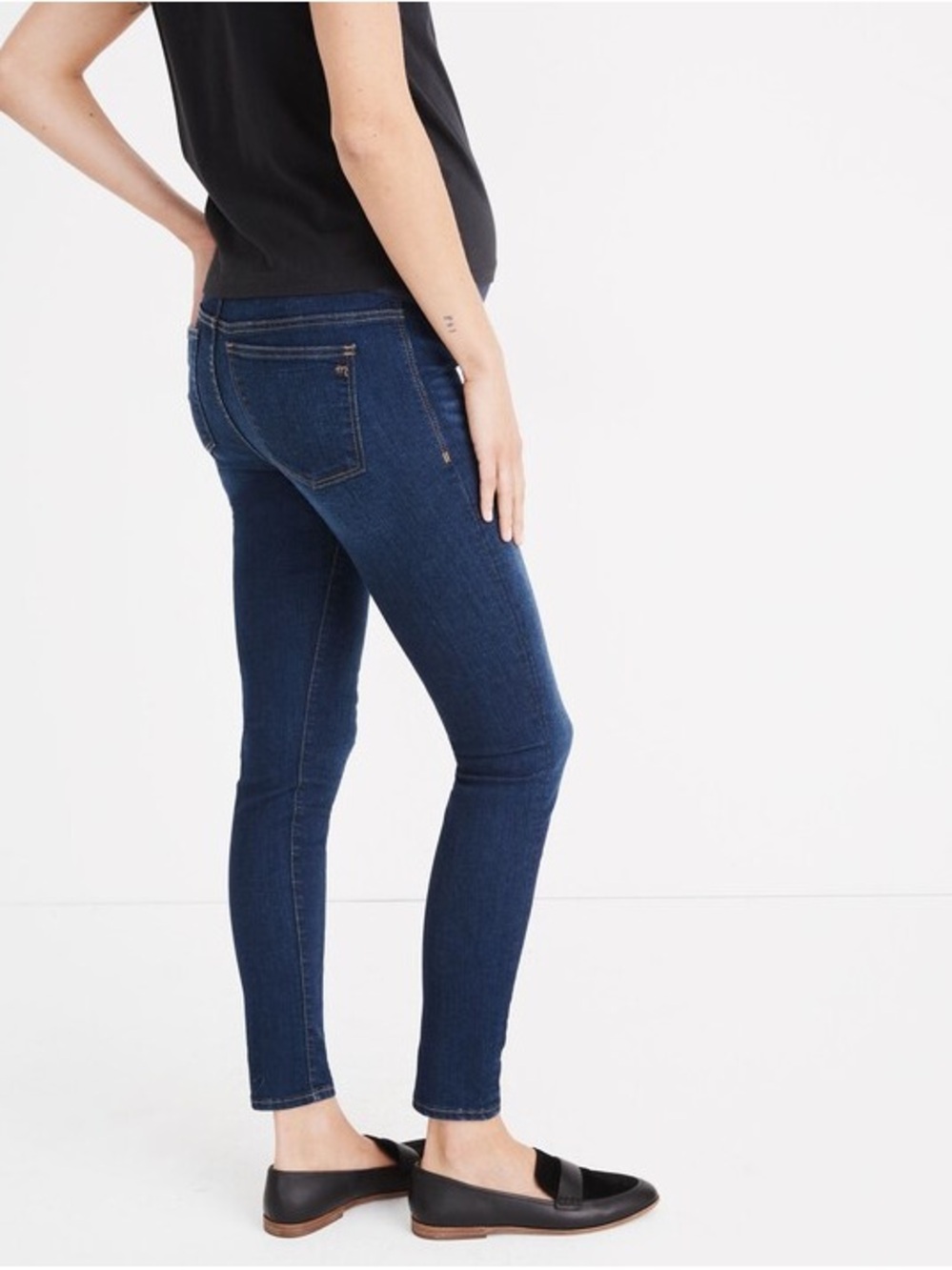 Madewell Maternity Over-the-Belly Skinny Jeans in Hayes